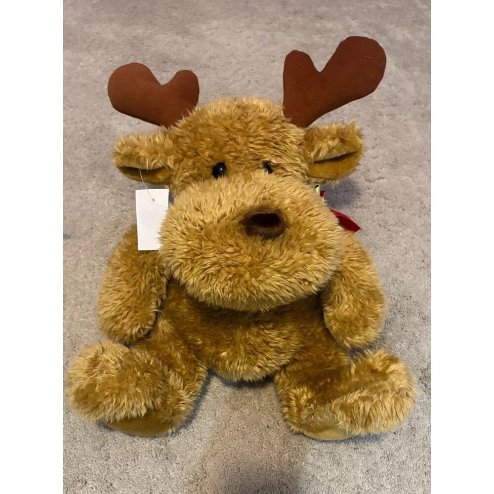 Stuffed Animal Reindeer Plush Vintage Cute & Adorable